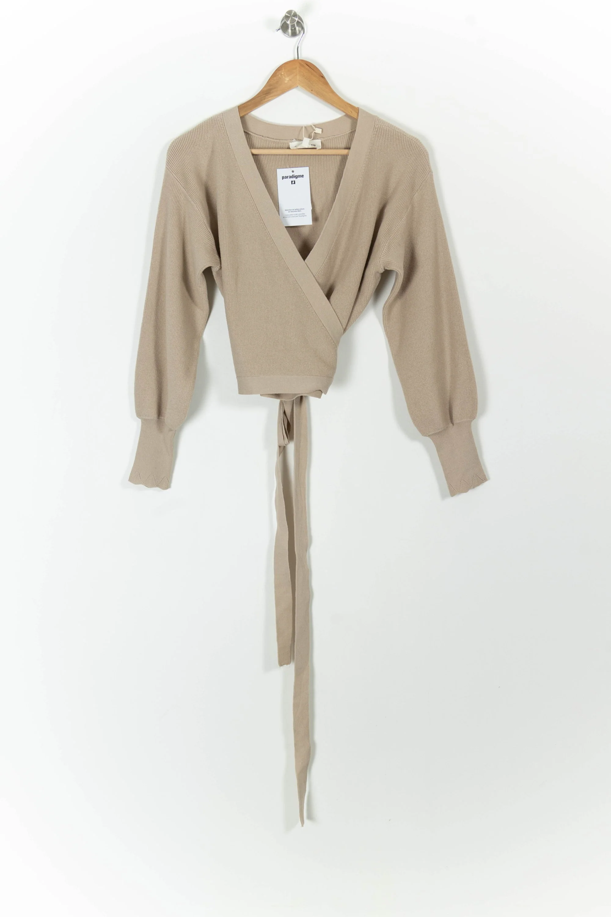 Cache-cœur Beige - Taille S/36 - Image 2