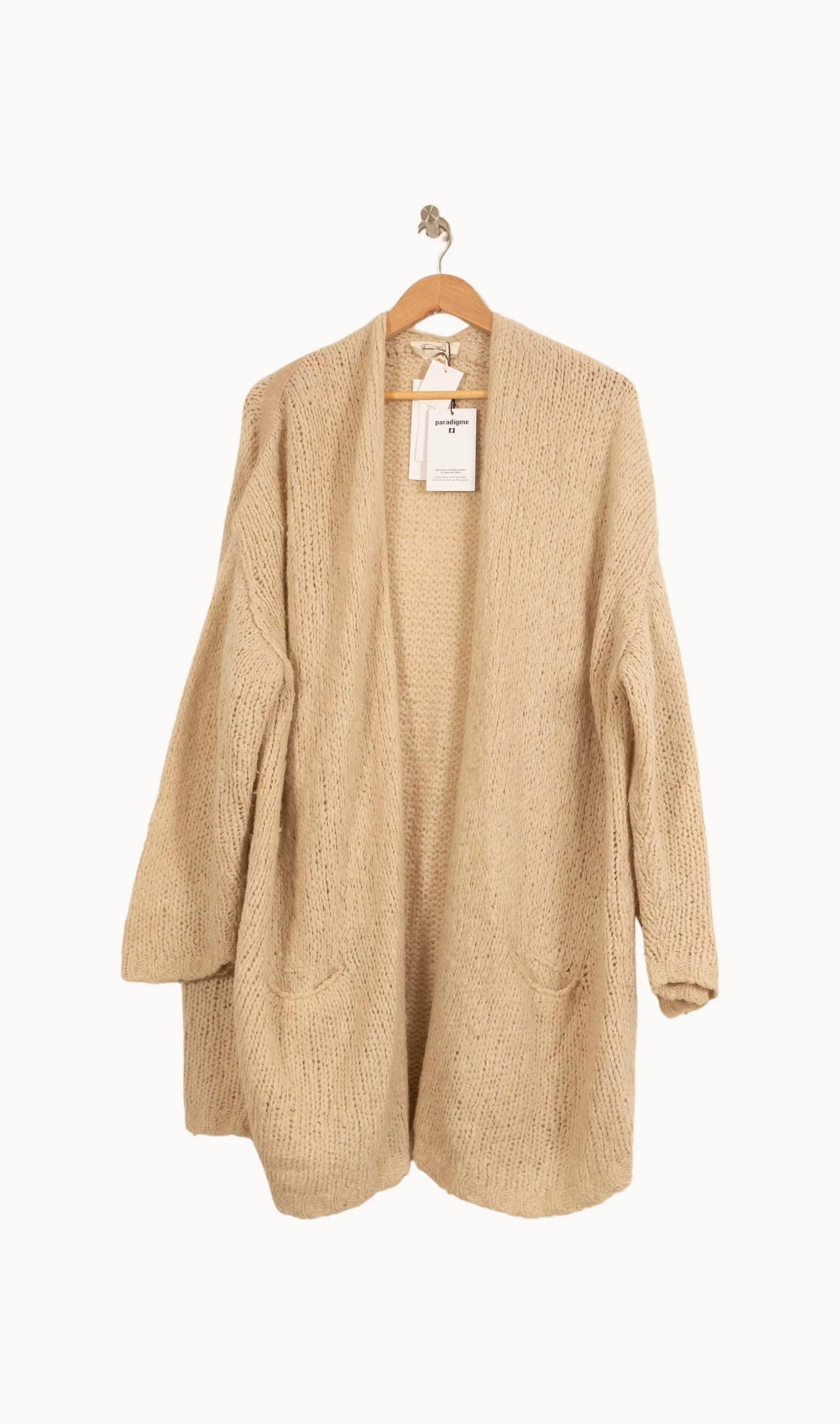 Cardigan Beige - Taille L/40 - Image 2