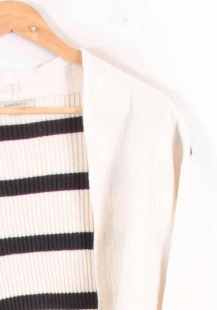 Cardigan Blanc et Noir - Taille S/36 - Image 3