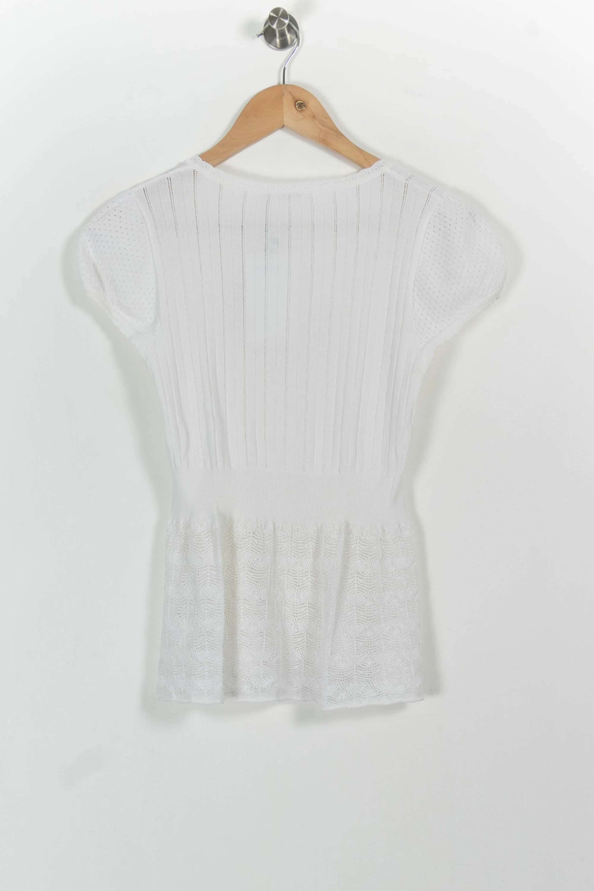 Cardigan Blanc - Taille M/38 - Image 4