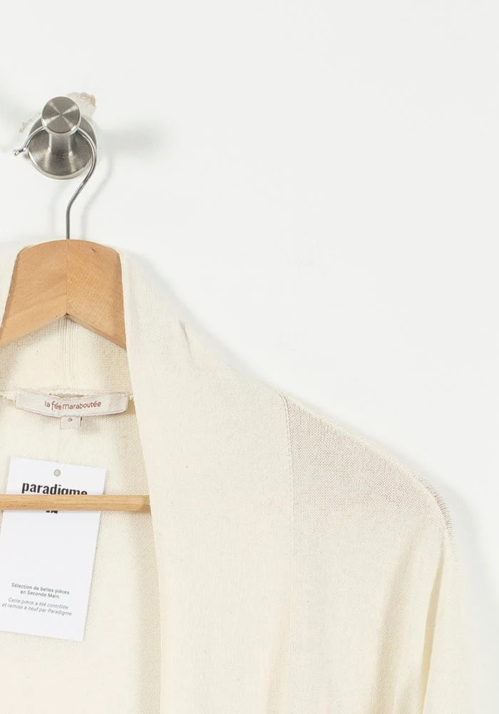 Cardigan Blanc - Taille S/36 - Image 3