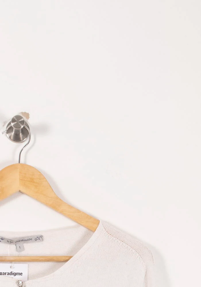Cardigan Blanc - Taille S/36 - Image 3