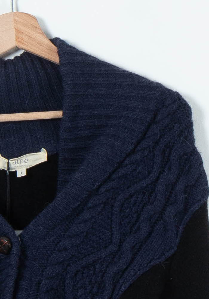 Cardigan Bleu et Noir - Taille S/36 - Image 3