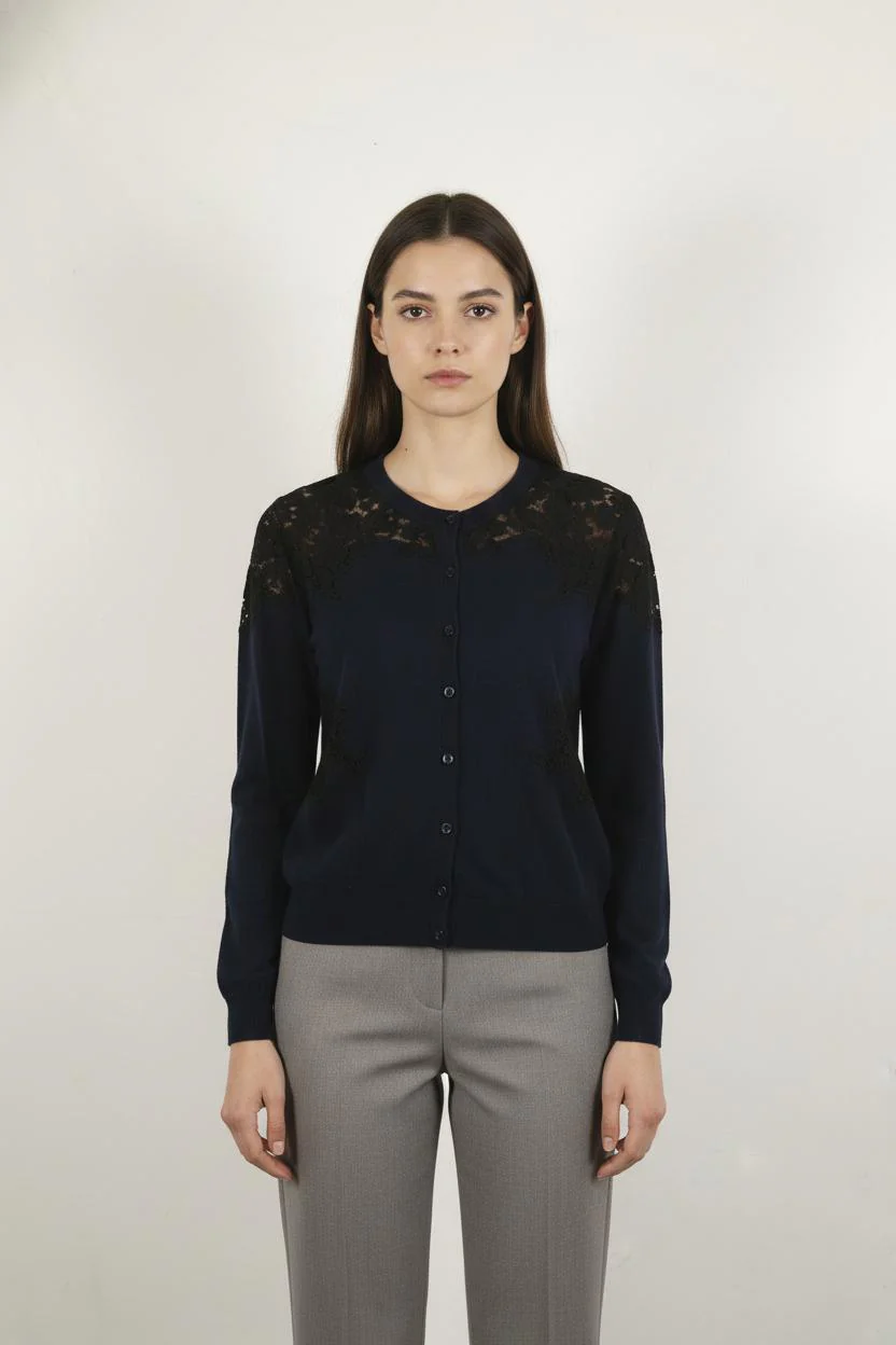 Cardigan Bleu - Taille XS/34