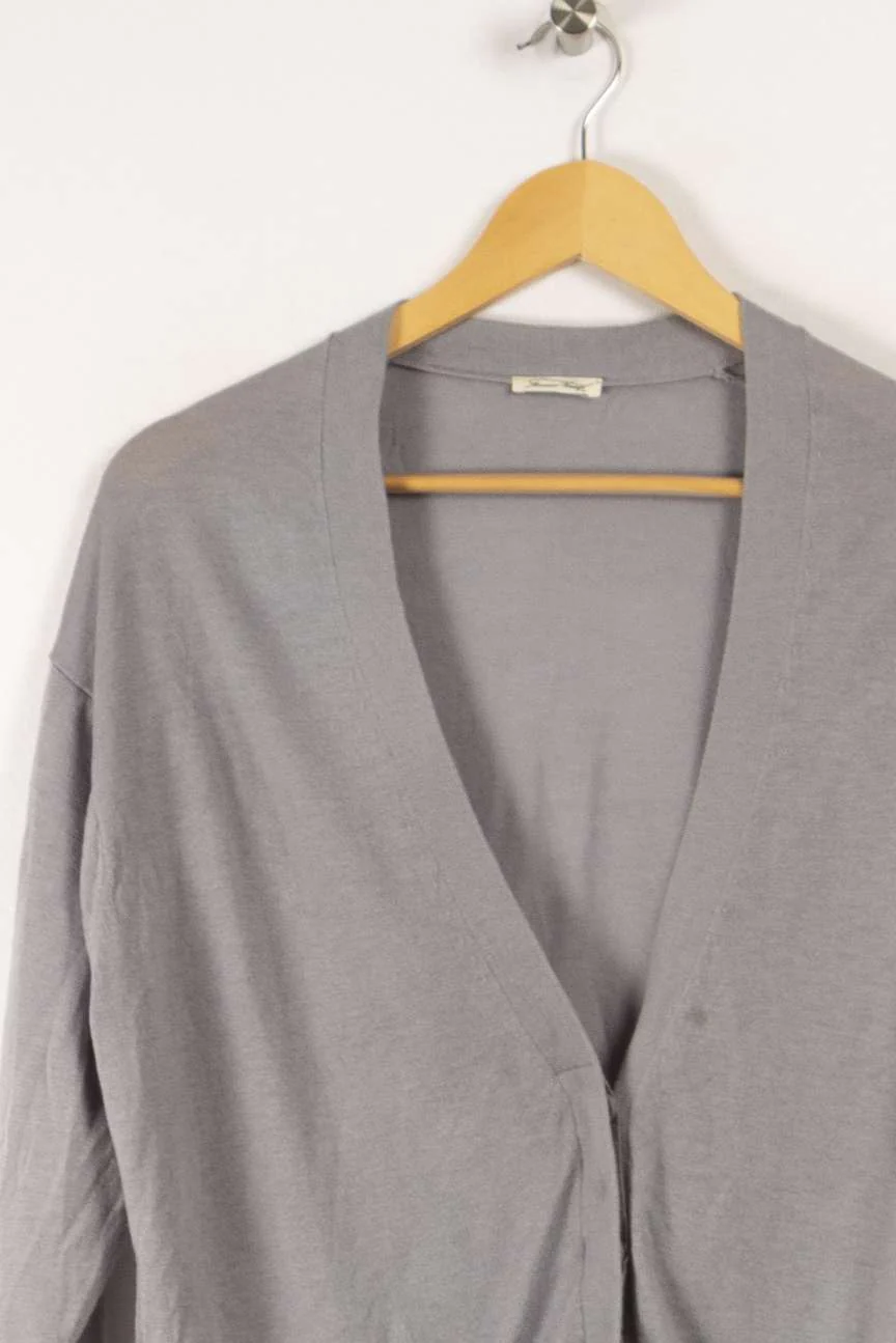 Cardigan court gris - S / 36 - Image 3