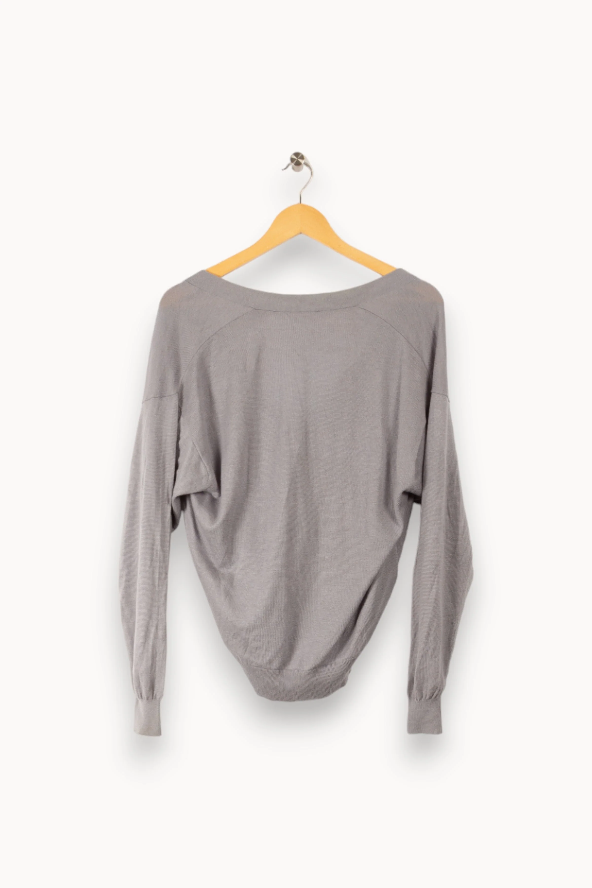 Cardigan court gris - S / 36 - Image 4