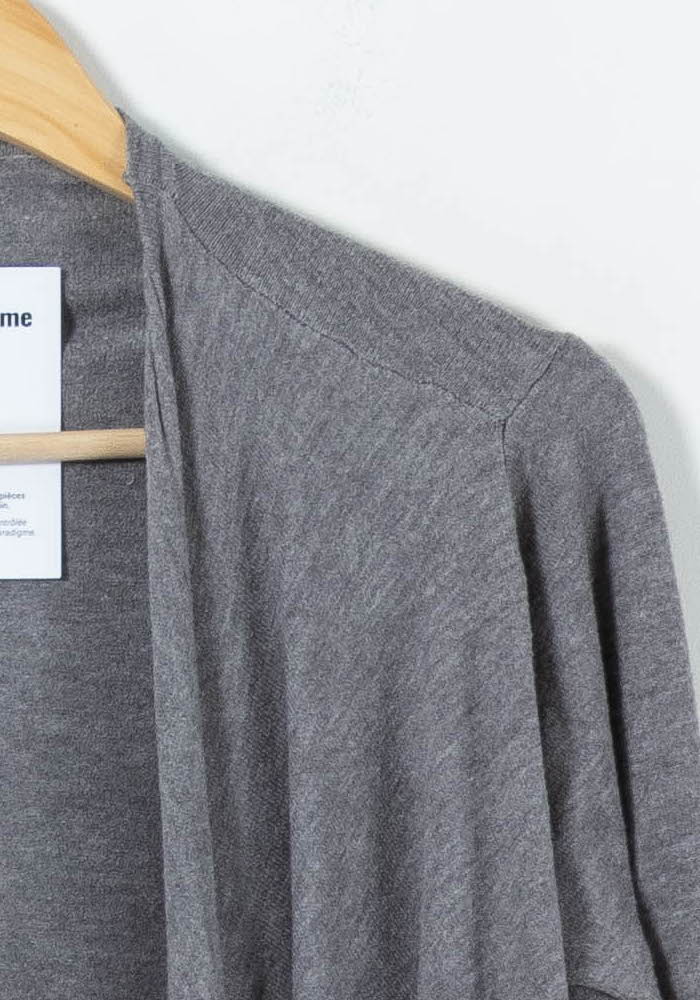 Cardigan Gris - Taille L/40 - Image 3