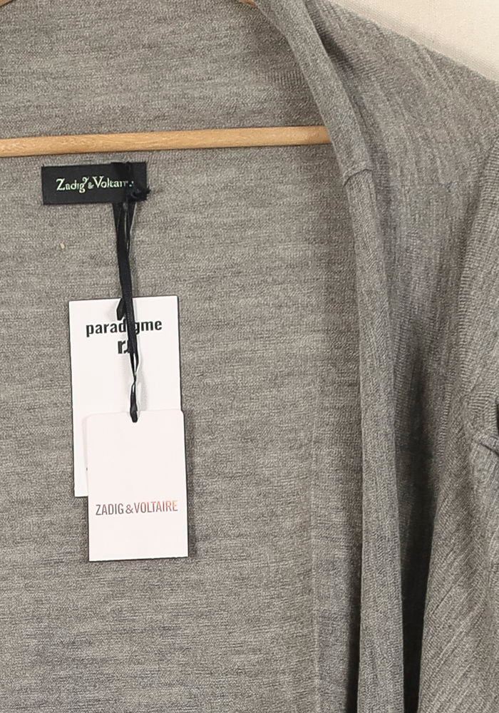 Cardigan Gris - Taille S/36 - Image 3