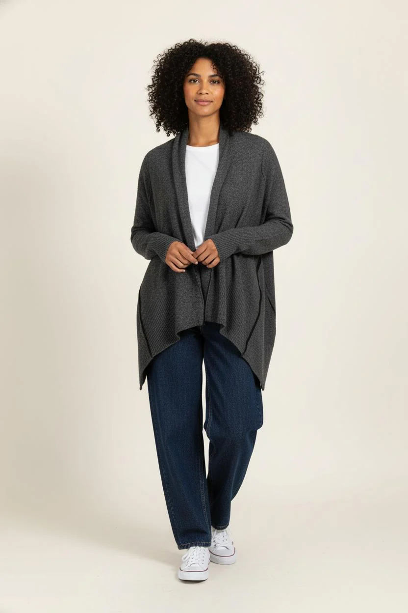 Cardigan Gris - Taille S/36