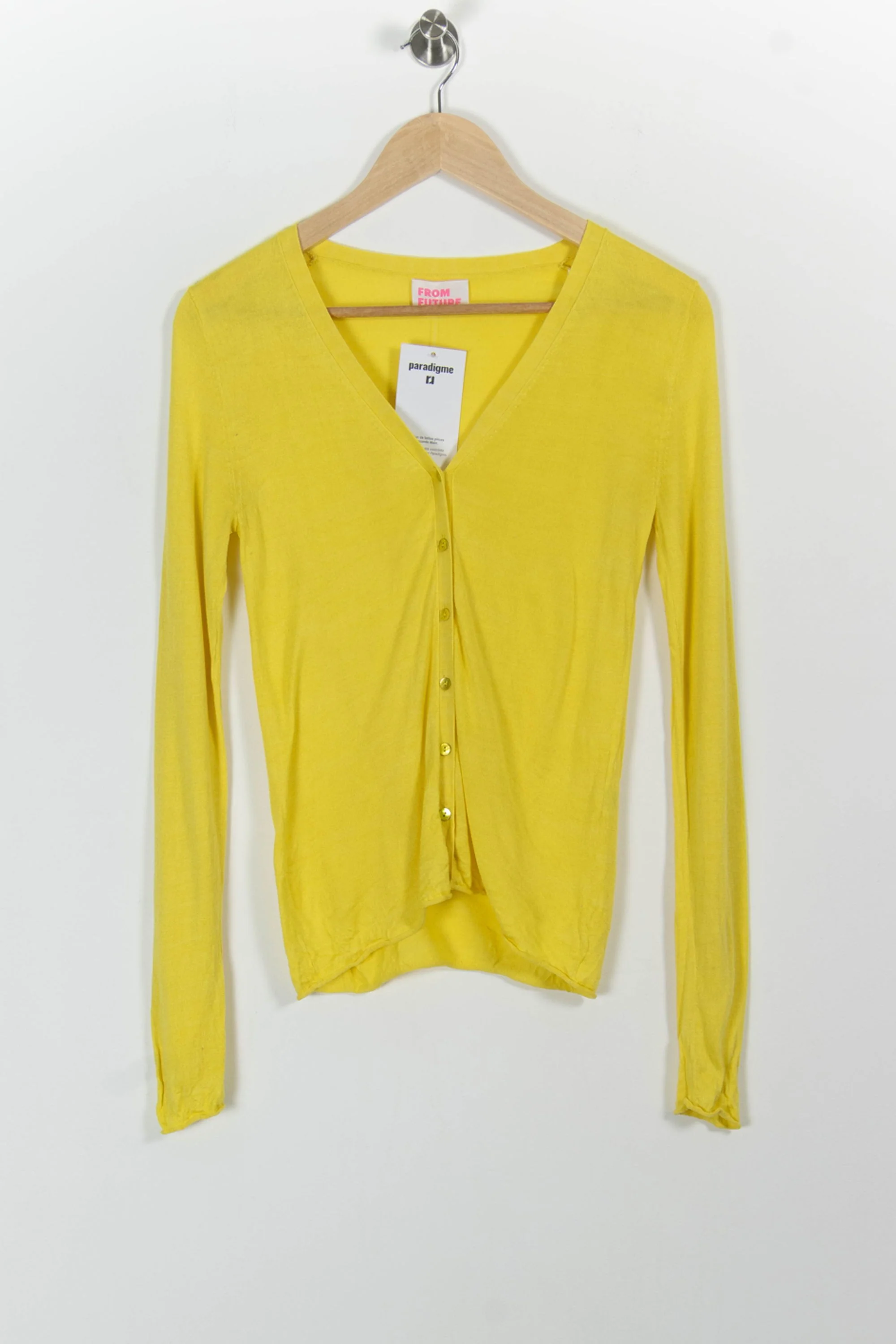 Cardigan Jaune - Taille M/38 - Image 2