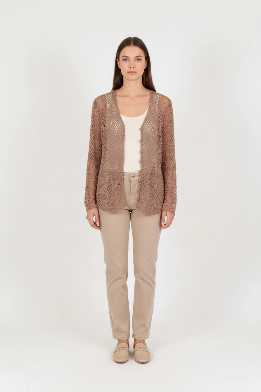 Cardigan Marron - Taille M/38