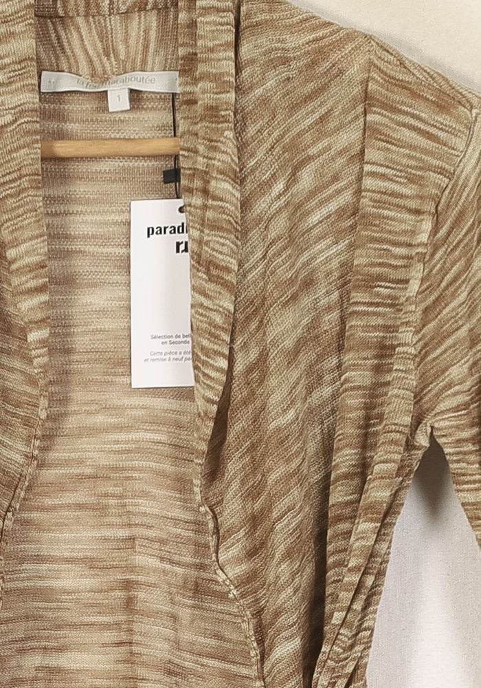Cardigan Marron - Taille S/36 - Image 3