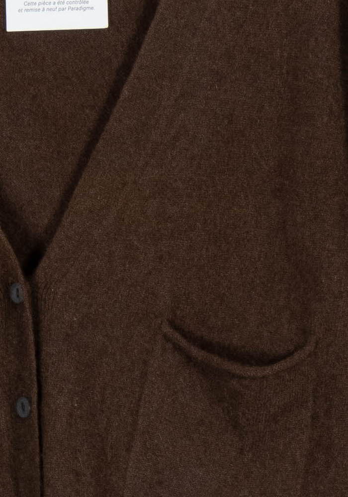 Cardigan Marron - Taille XS/34 - Image 3