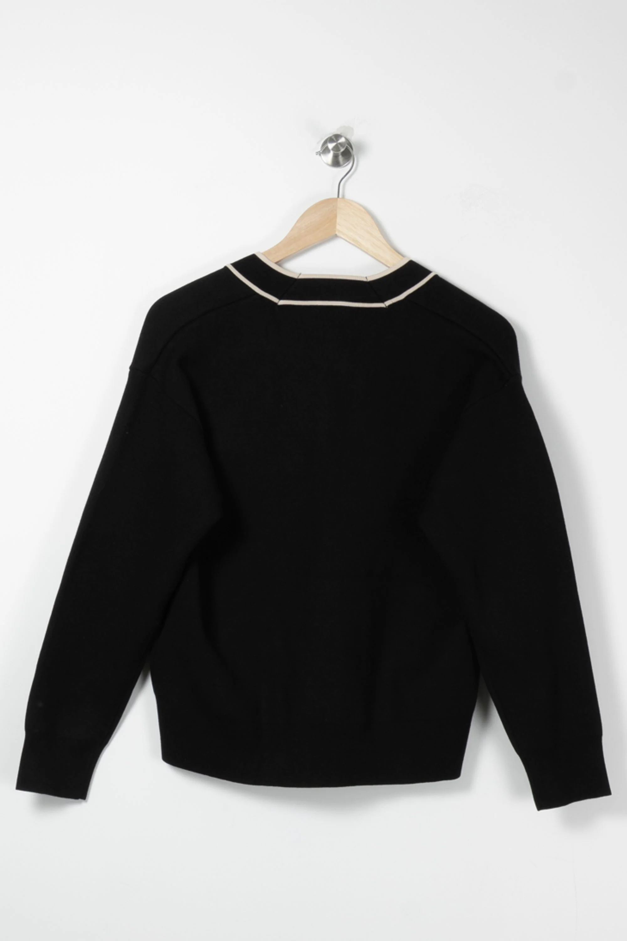 Cardigan Noir et Beige - Taille S/36 - Image 4