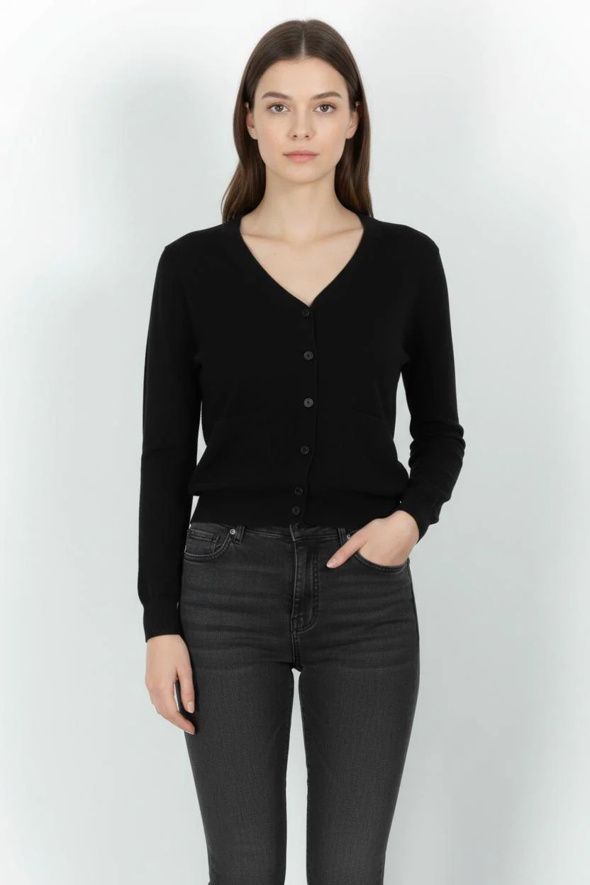 Cardigan Noir - Taille L/40