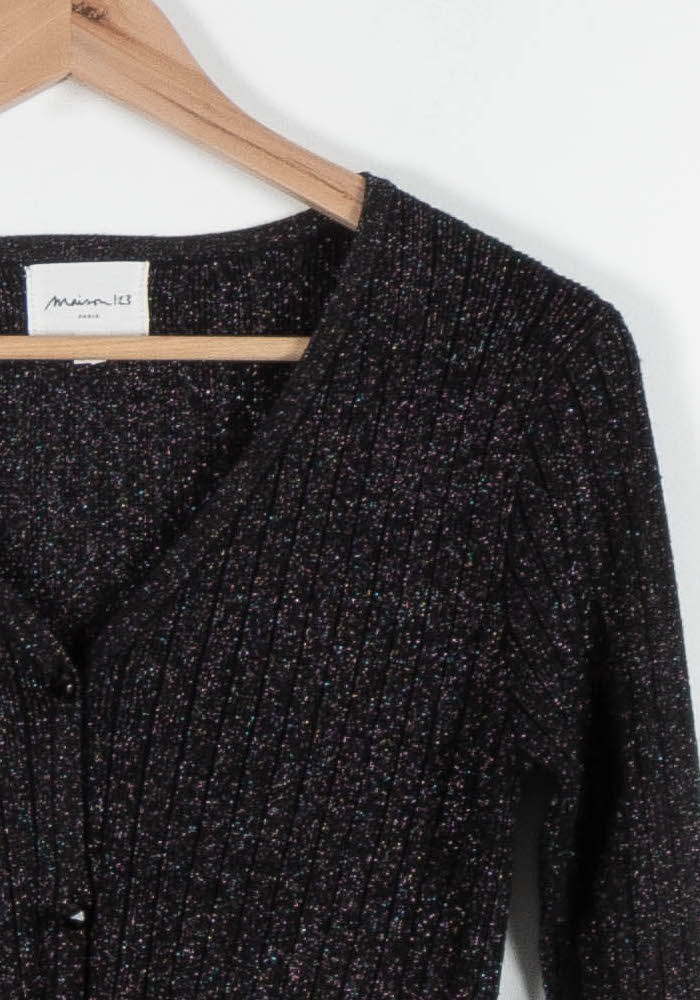 Cardigan Noir - Taille S/36 - Image 3