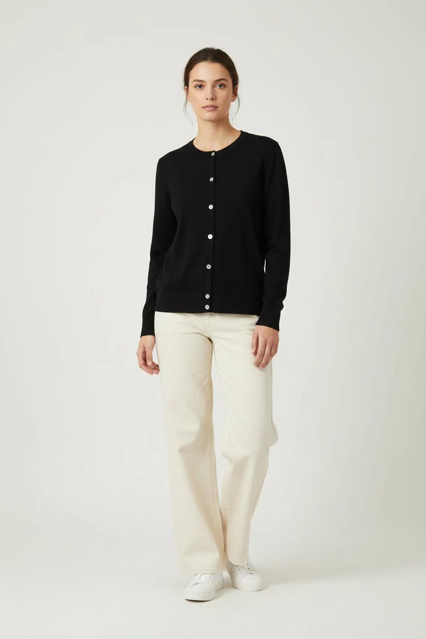 Cardigan Noir - Taille S/36