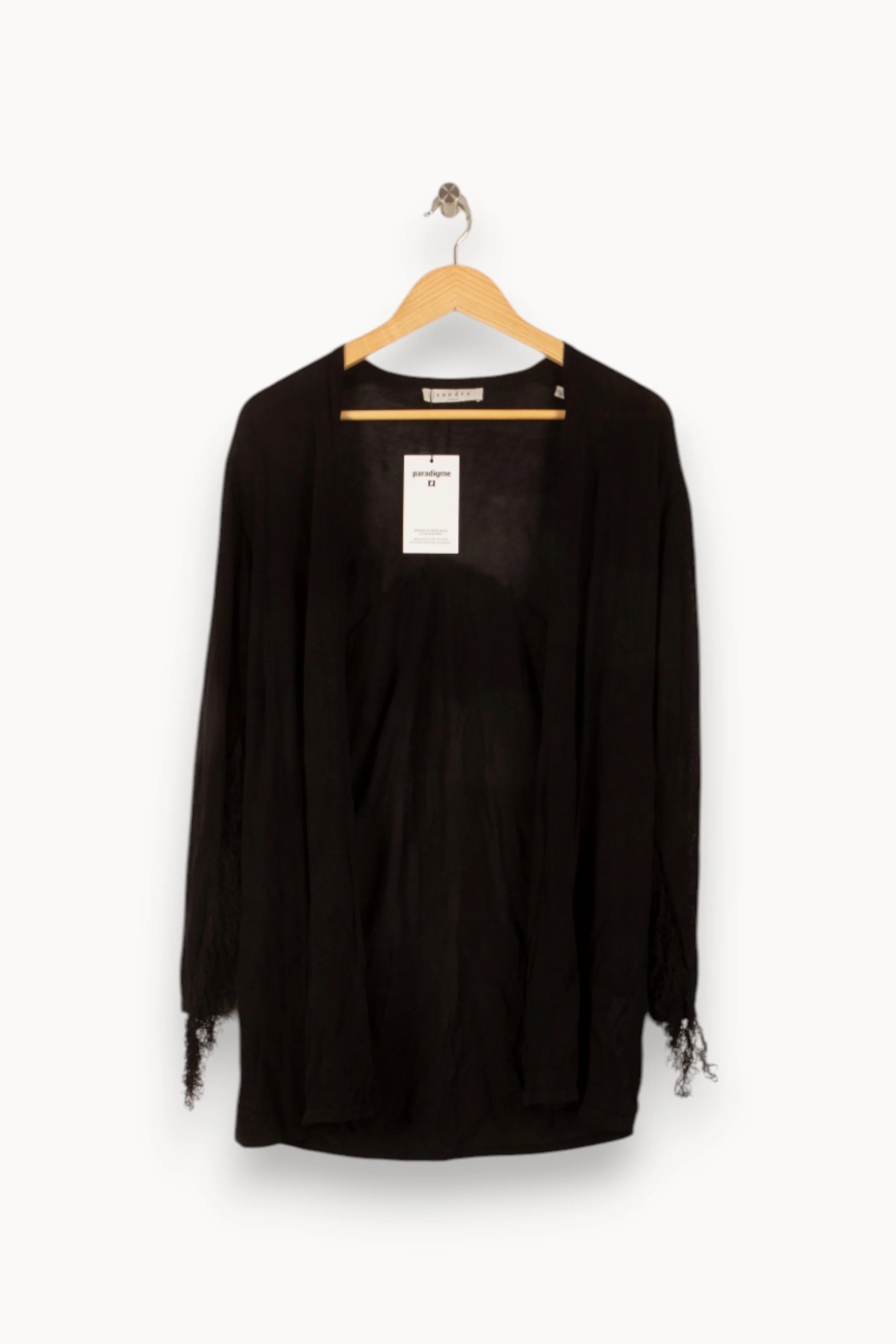 Cardigan Noir - Taille S/36 - Image 2