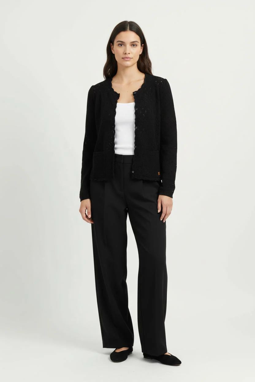 Cardigan Noir - Taille S/36