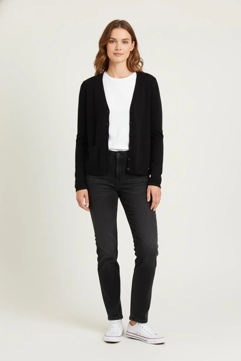 Cardigan Noir - Taille S/36