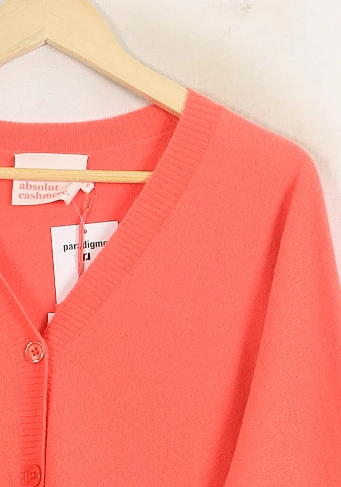 Cardigan Orange - Taille S/36 - Image 3