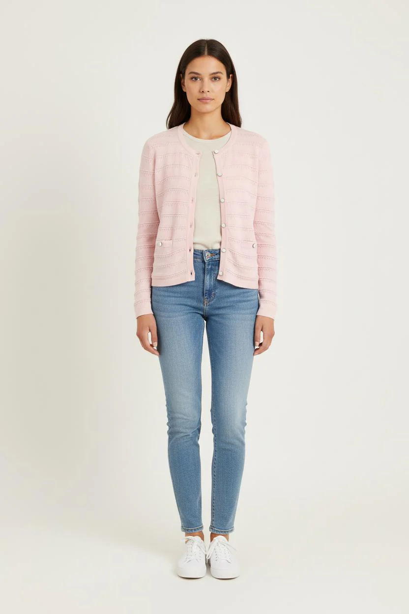 Cardigan Rose - Taille S/36