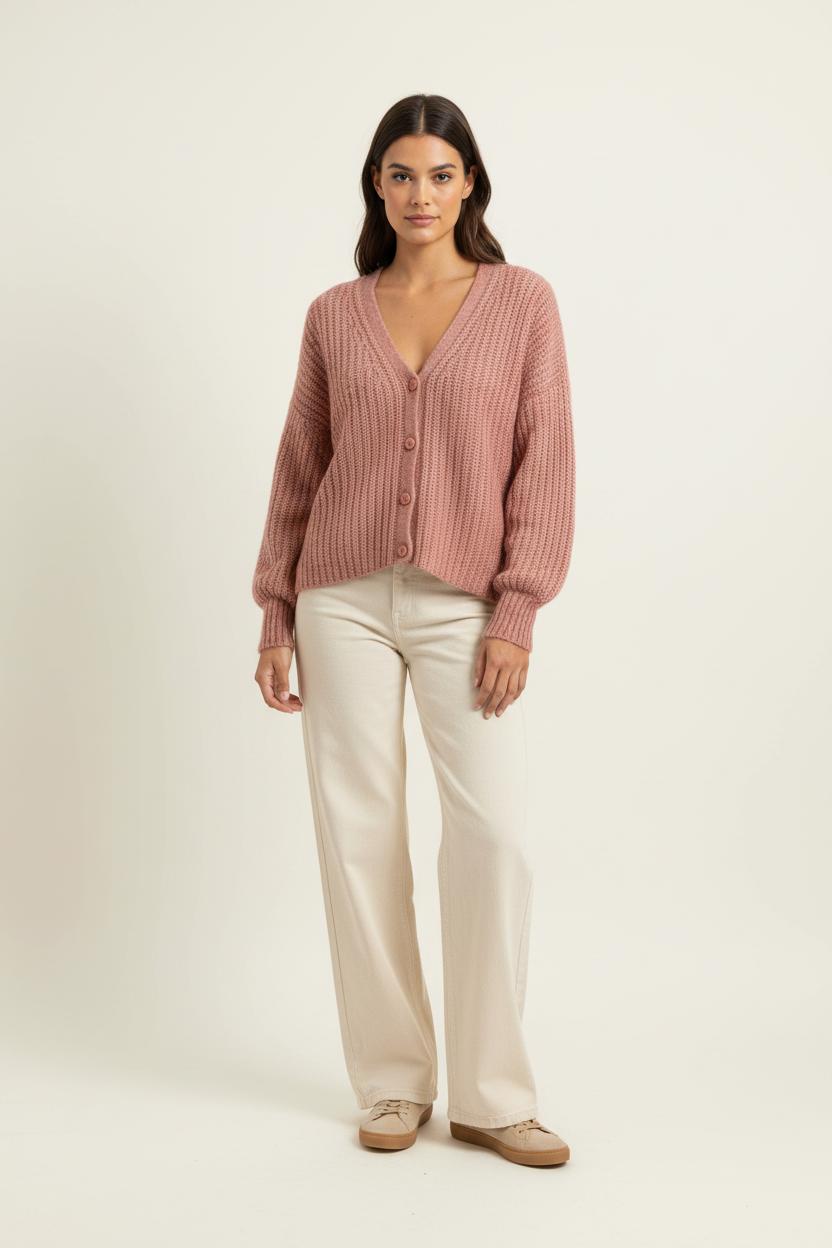 Cardigan Rose - Taille S/36