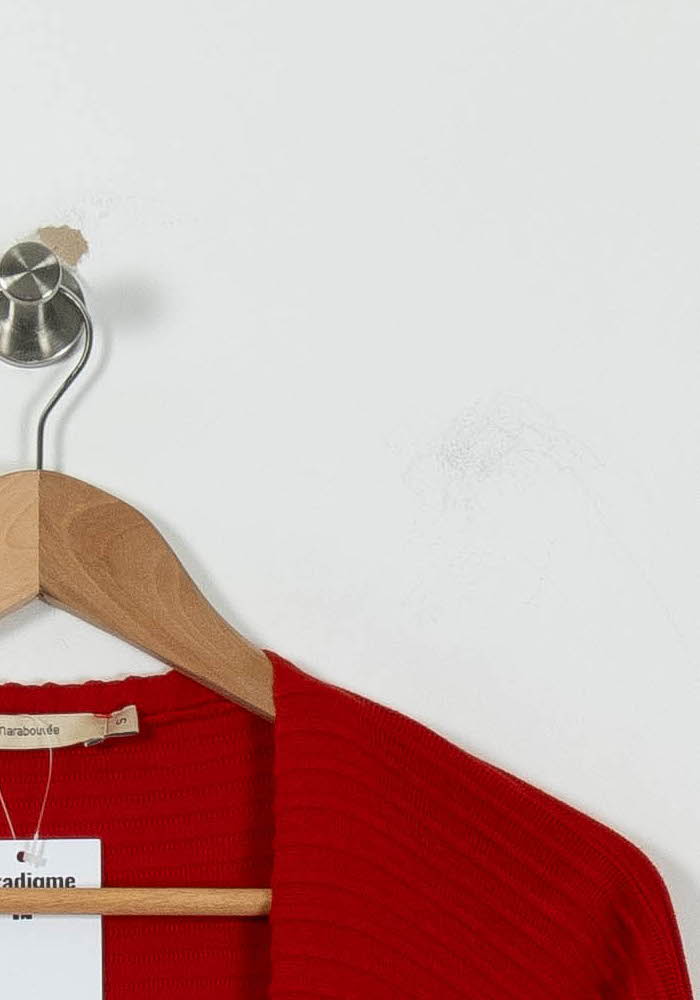 Cardigan Rouge - Taille S/36 - Image 3