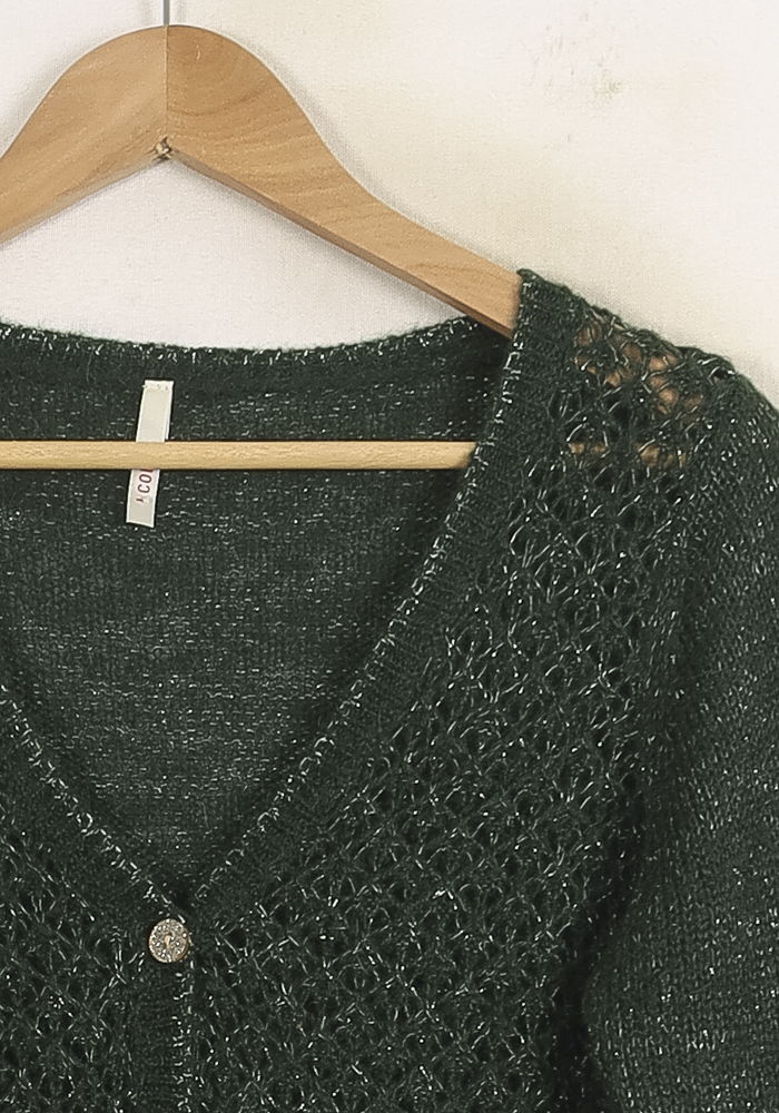 Cardigan Vert - Taille S/36 - Image 3