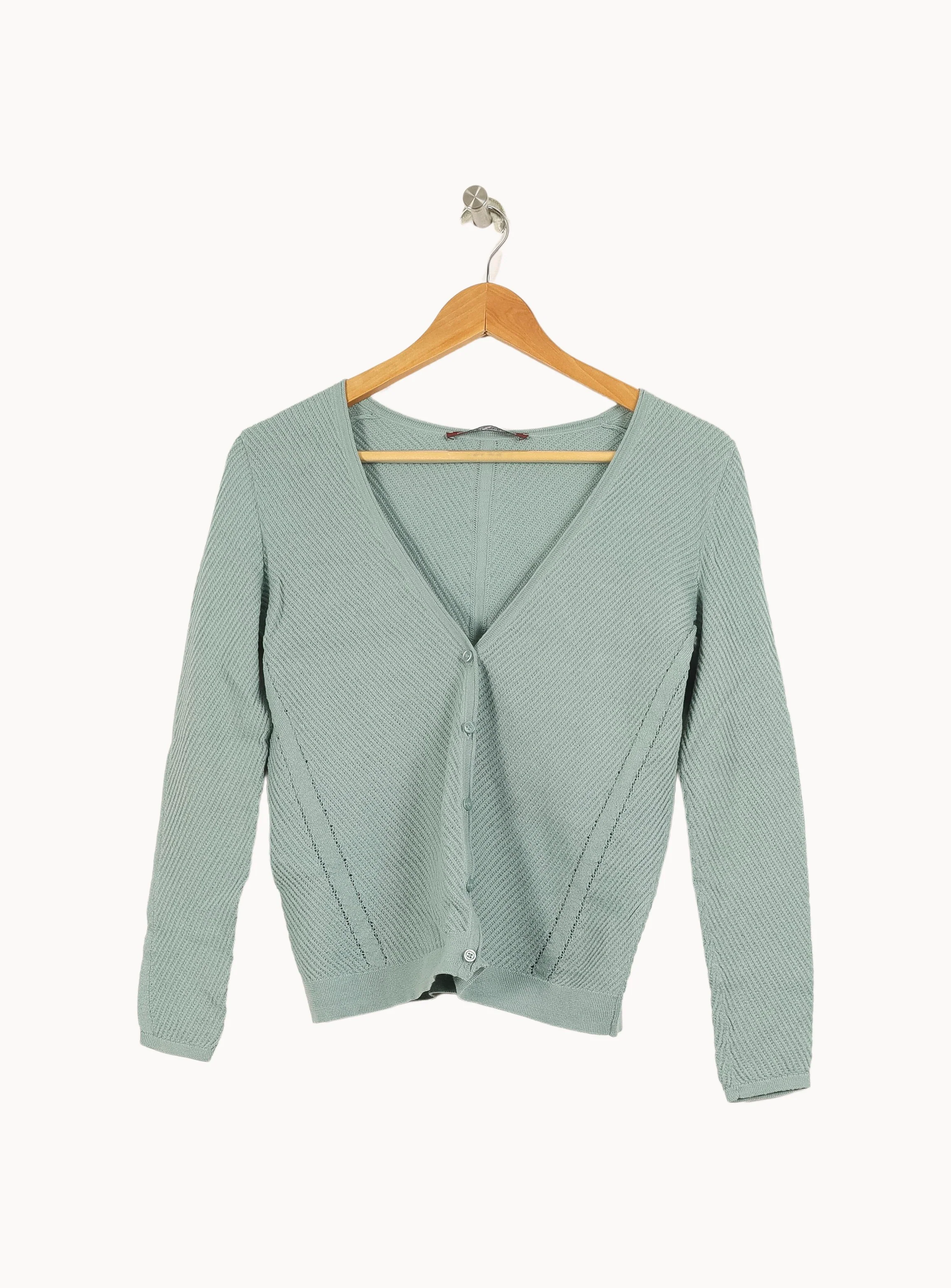 Cardigan Vert - Taille XS/34 - Image 2