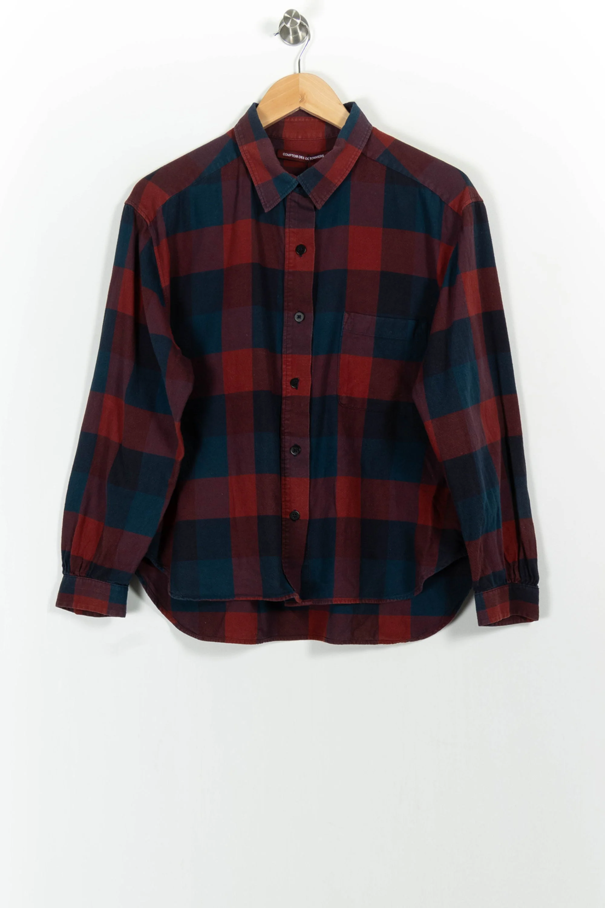 Chemise à carreaux Rouge et Bleu - Taille XL/42 - Image 2