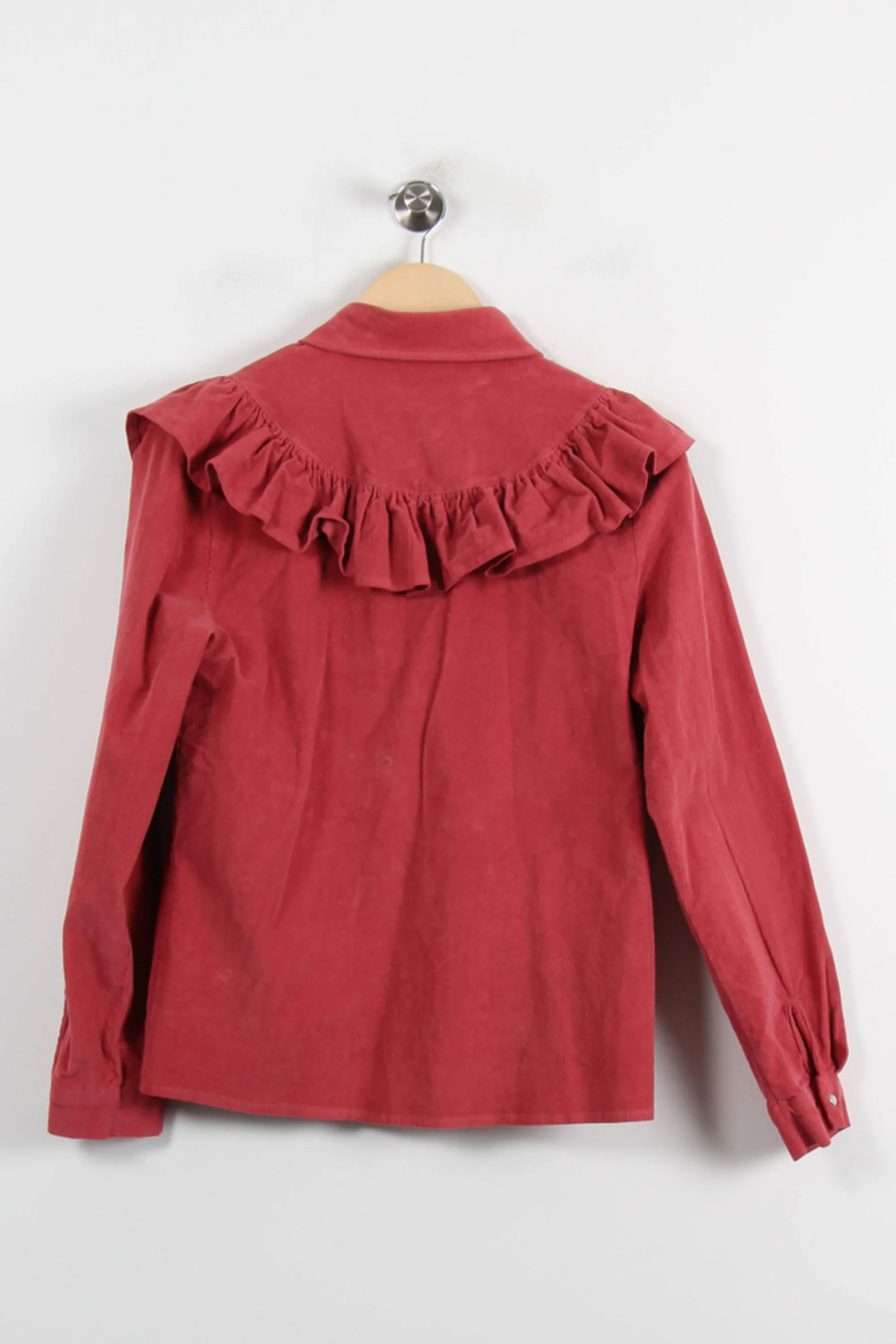 Chemise à Volants Bordeaux - Taille S/36 - Image 4