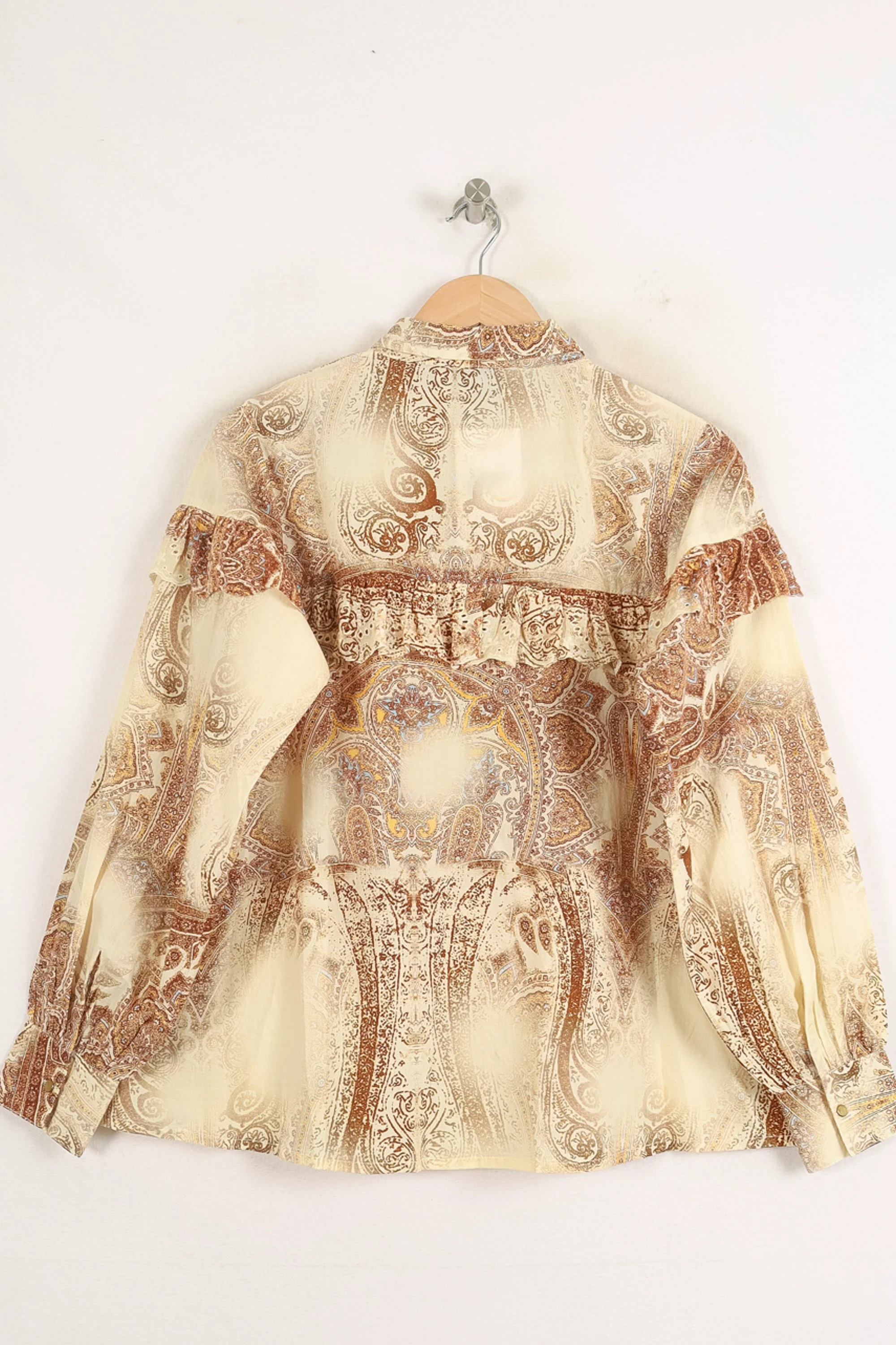 Chemise Beige et Marron - Taille S/36 - Image 4
