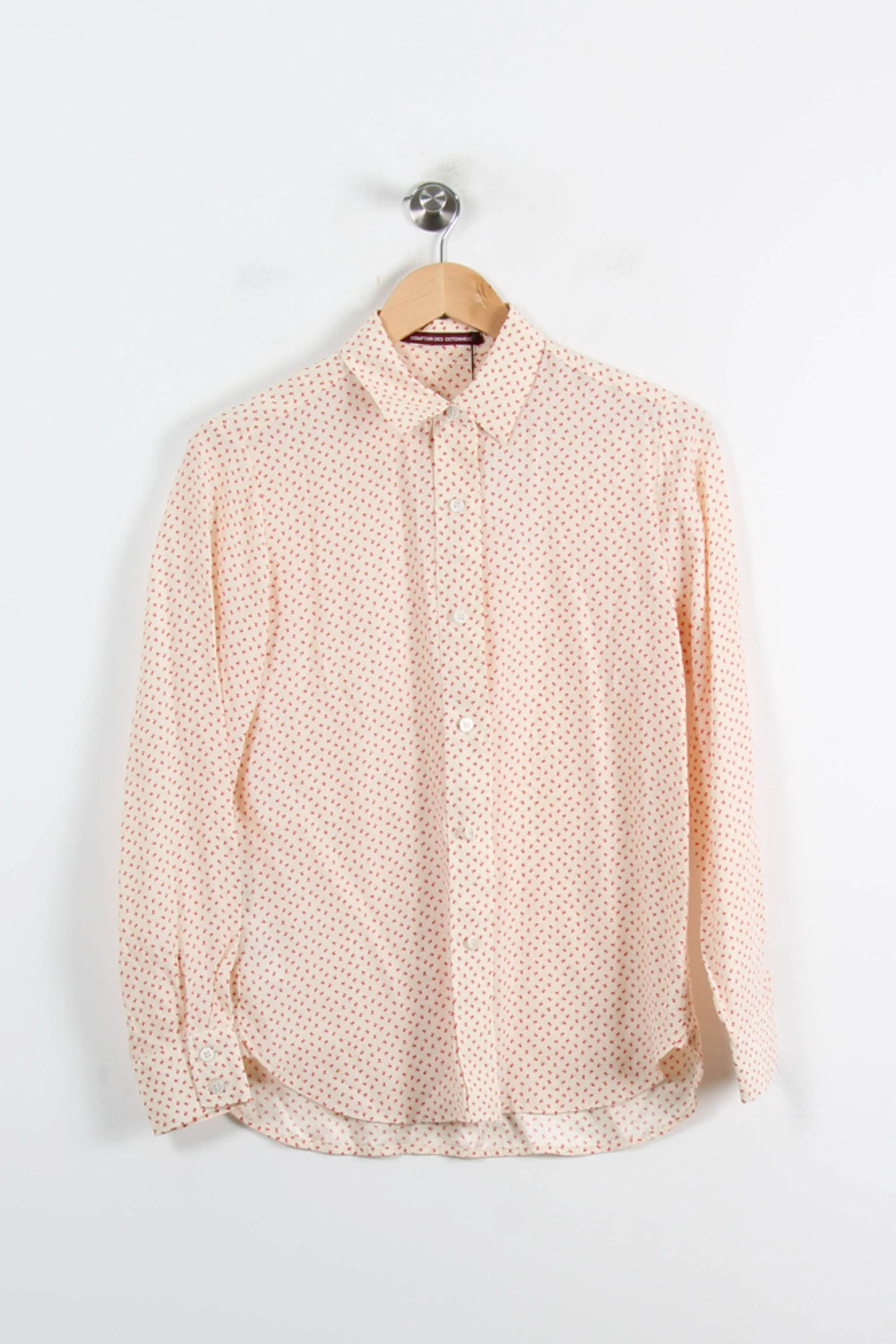 Chemise Beige et Rouge - Taille XS/34 - Image 2