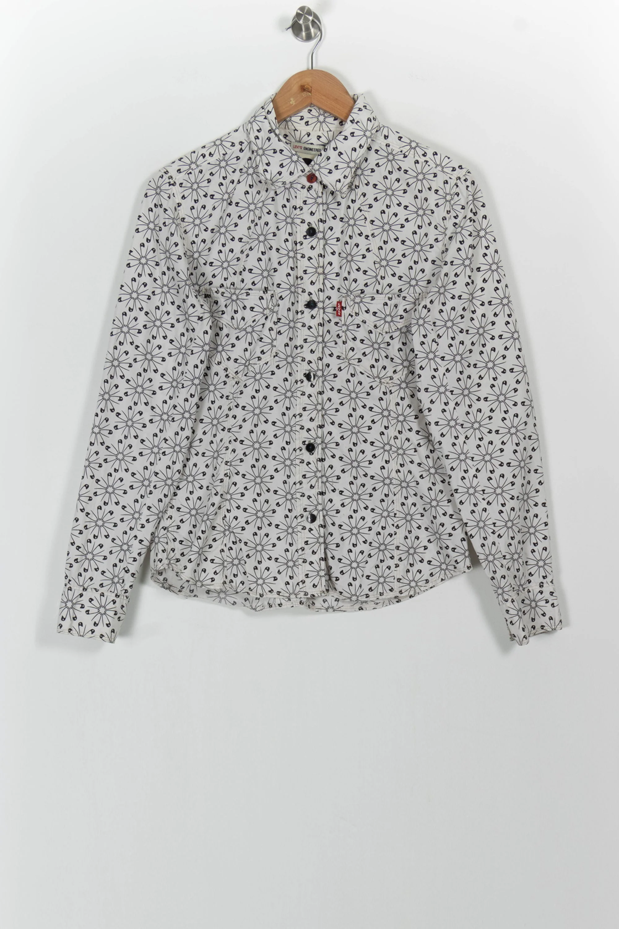 Chemise Blanche et Noire - Taille M/38 - Image 2