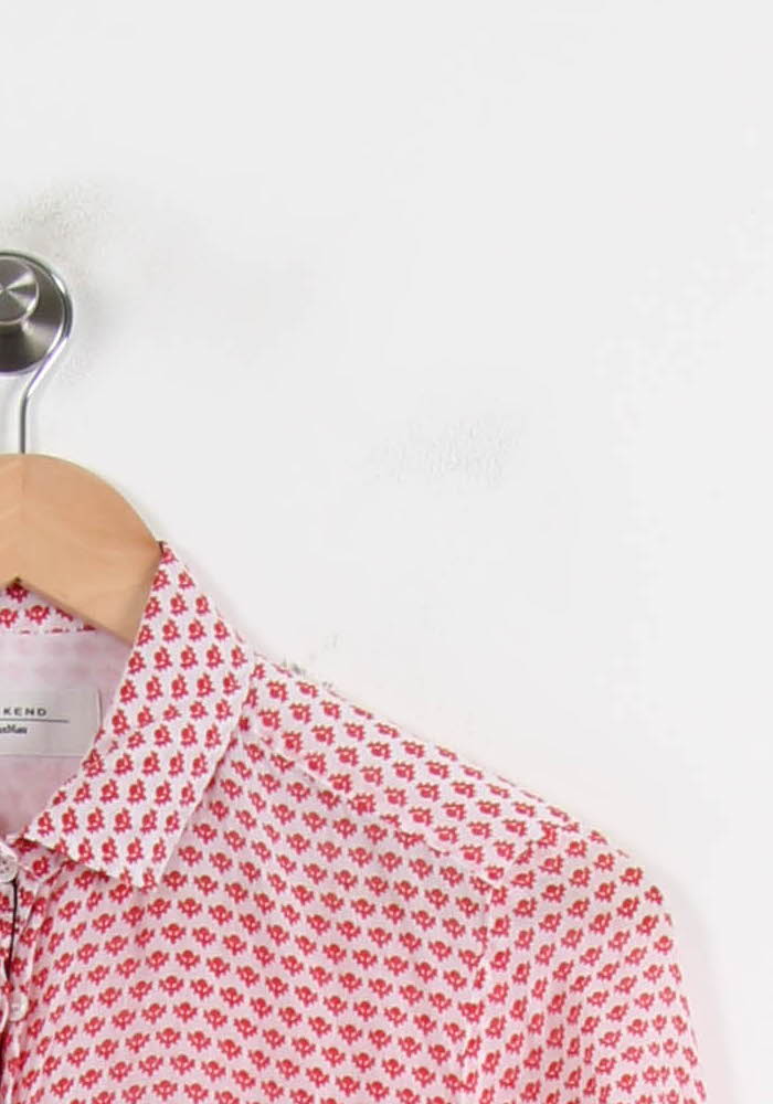 Chemise Blanche et Rouge - Taille L/40 - Image 3