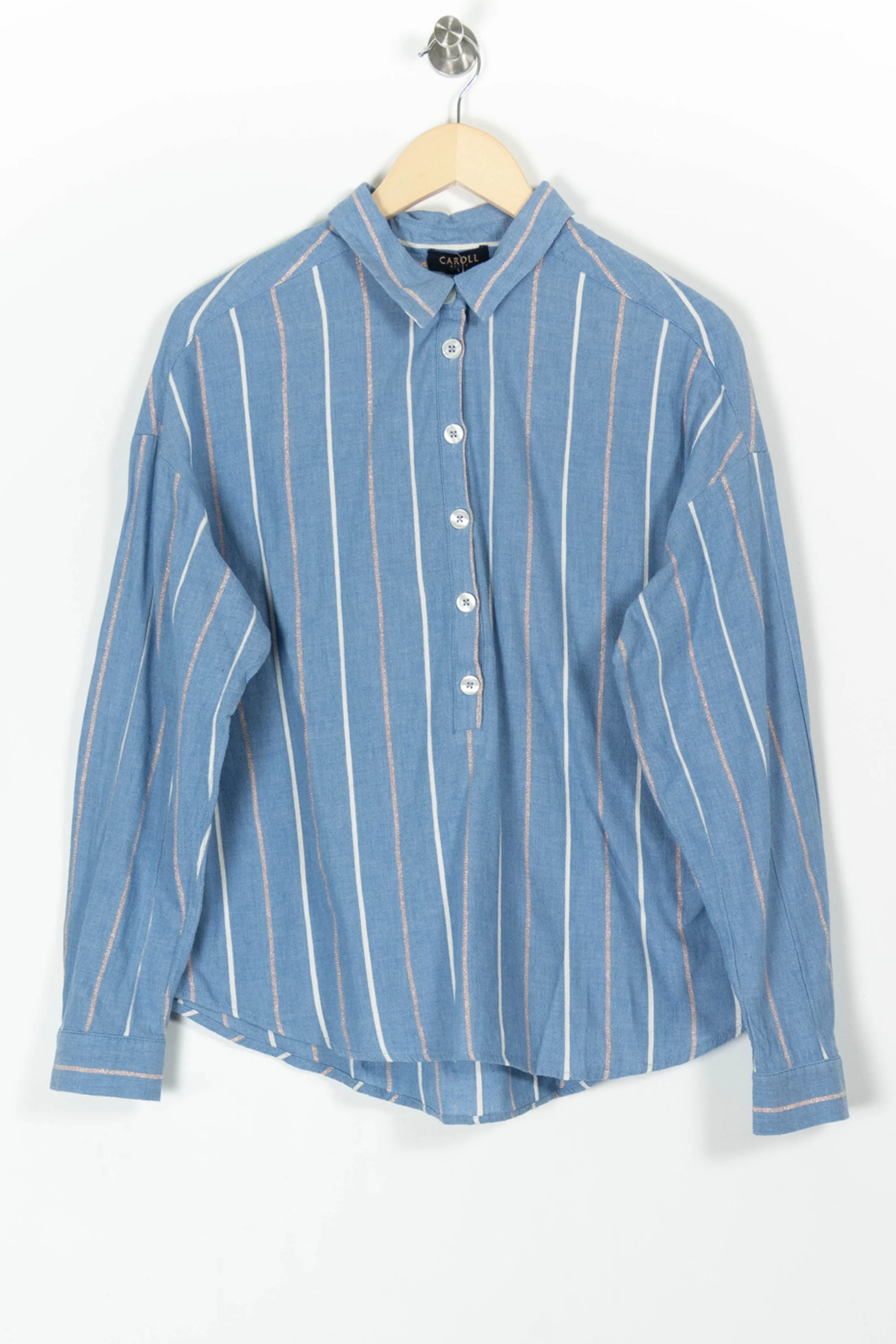 Chemise Bleu et Blanc - Taille L/40 - Image 2