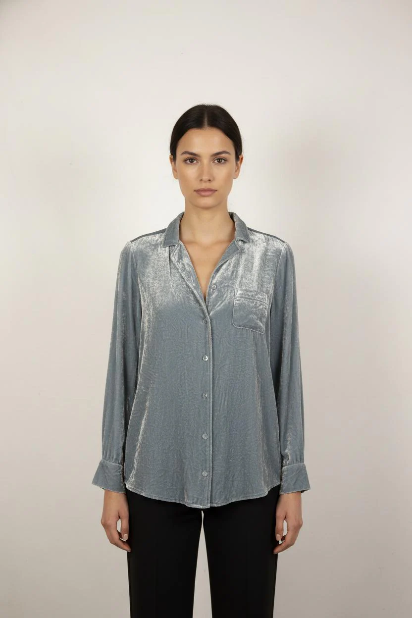 Chemise Bleue - Taille L/40