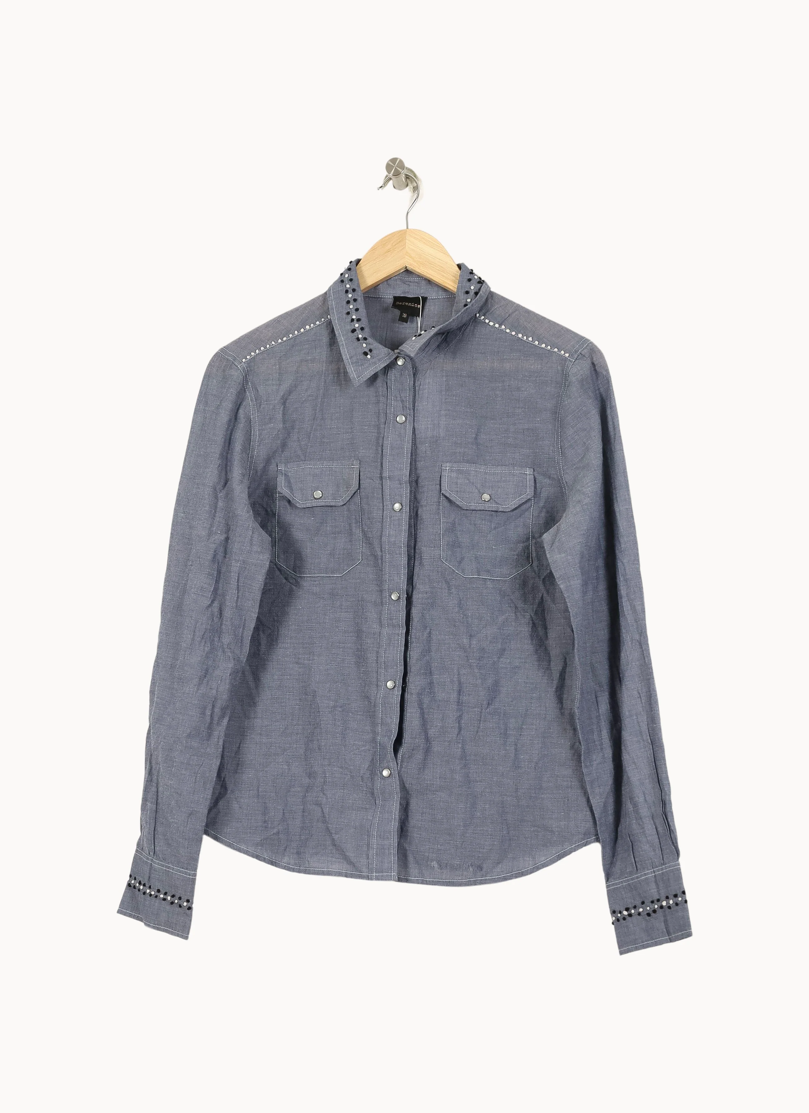 Chemise Bleue - Taille M/38 - Image 2