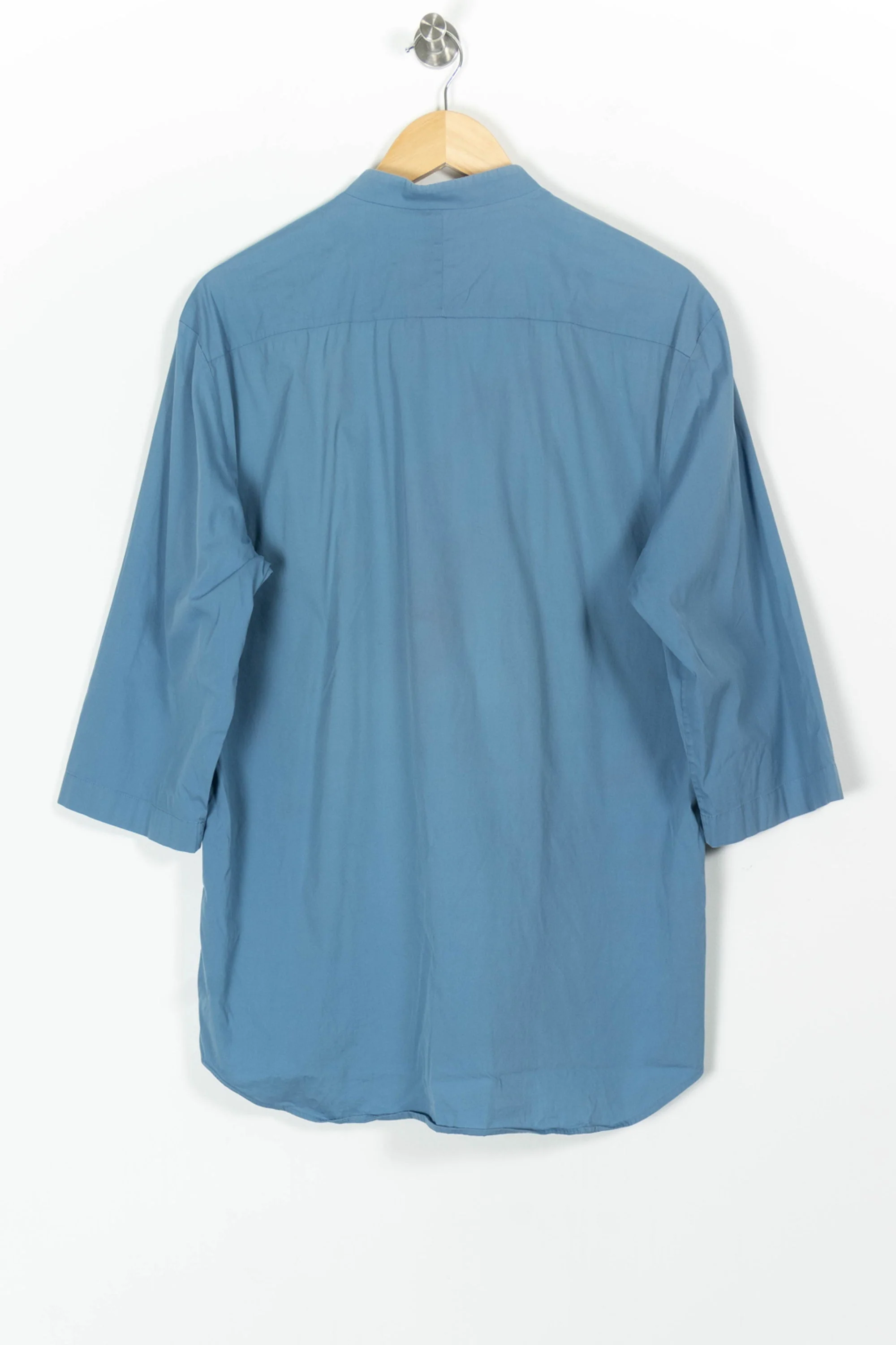 Chemise Col Mao Bleue - Taille L/40 - Image 4