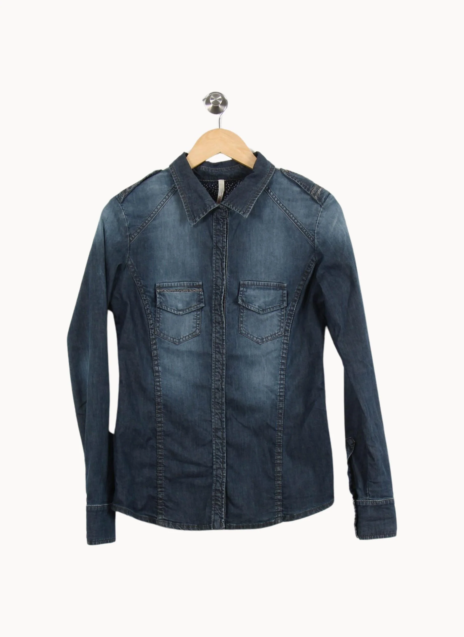 Chemise en Jean Bleue - Taille S/36 - Image 2