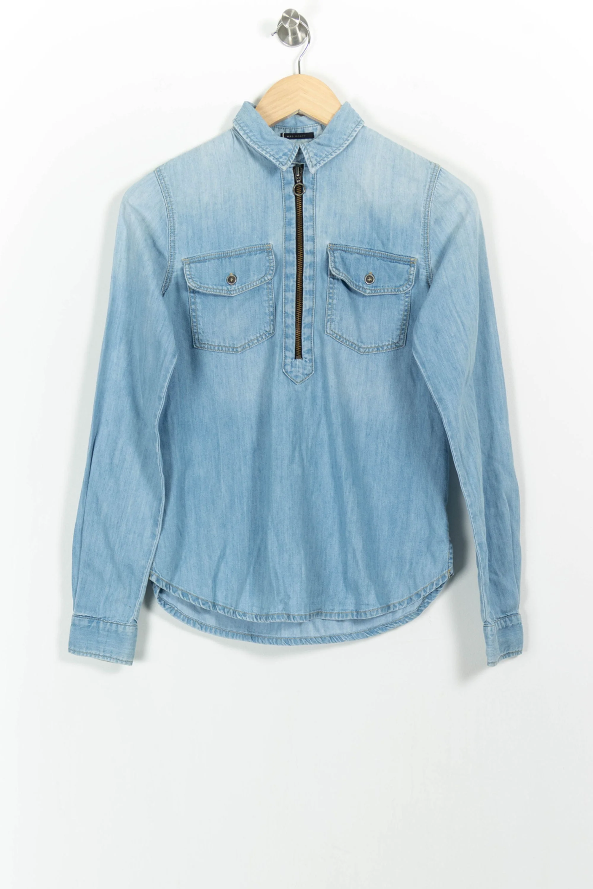 Chemise en Jean Bleue - Taille XS/34 - Image 2