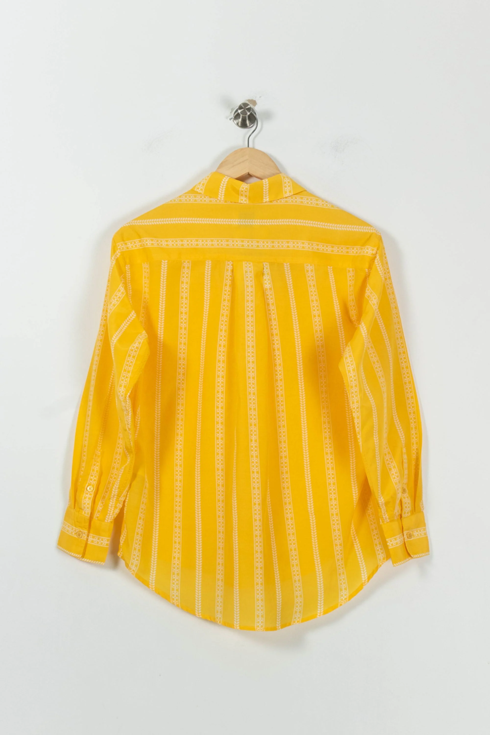 Chemise Jaune et Blanche - Taille S/36 - Image 4