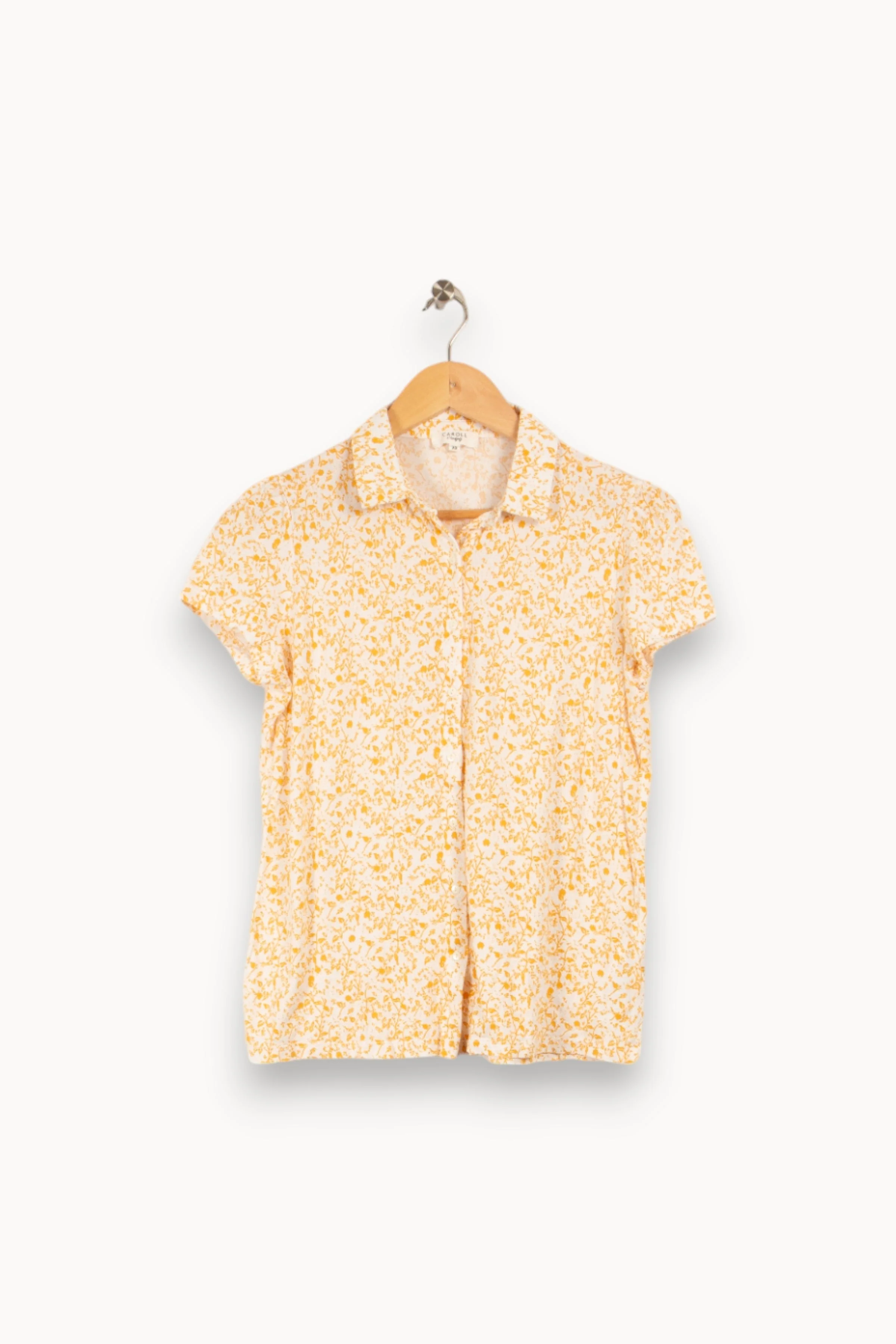 Chemise jaune et blanche - Taille XS/34 - Image 2