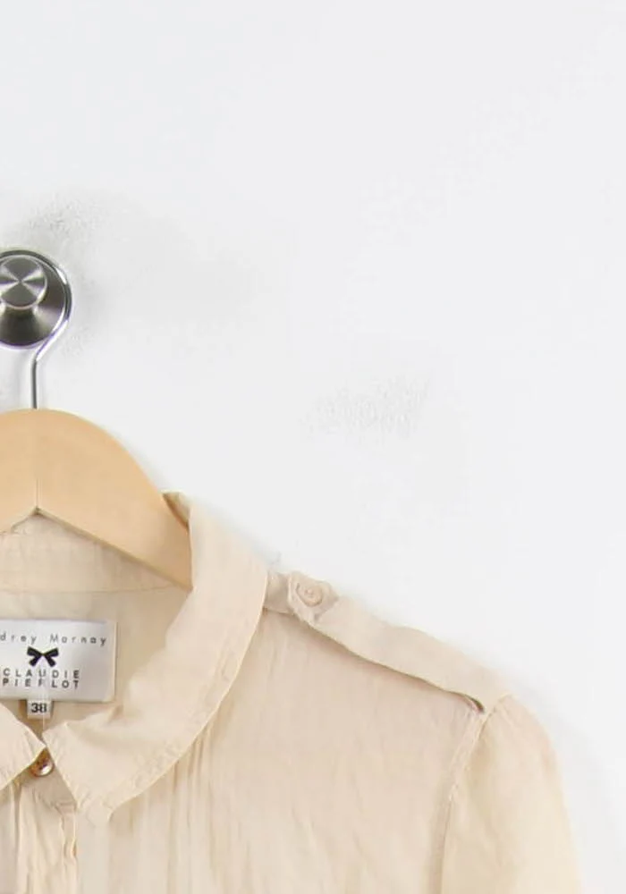 Chemise Longue Beige - Taille M/38 - Image 3