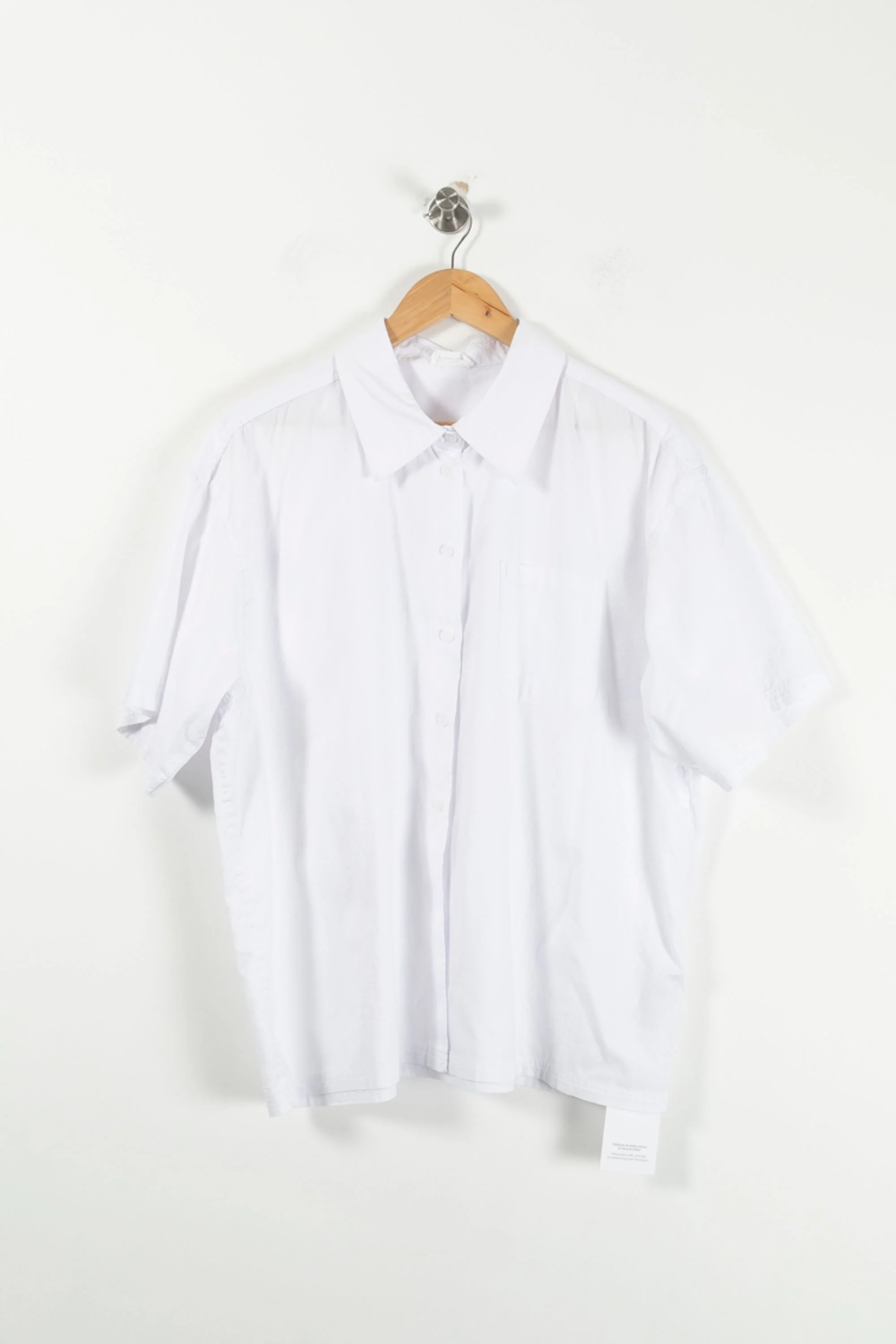 Chemise Manches Courtes Blanche - Taille M/38 - Image 2