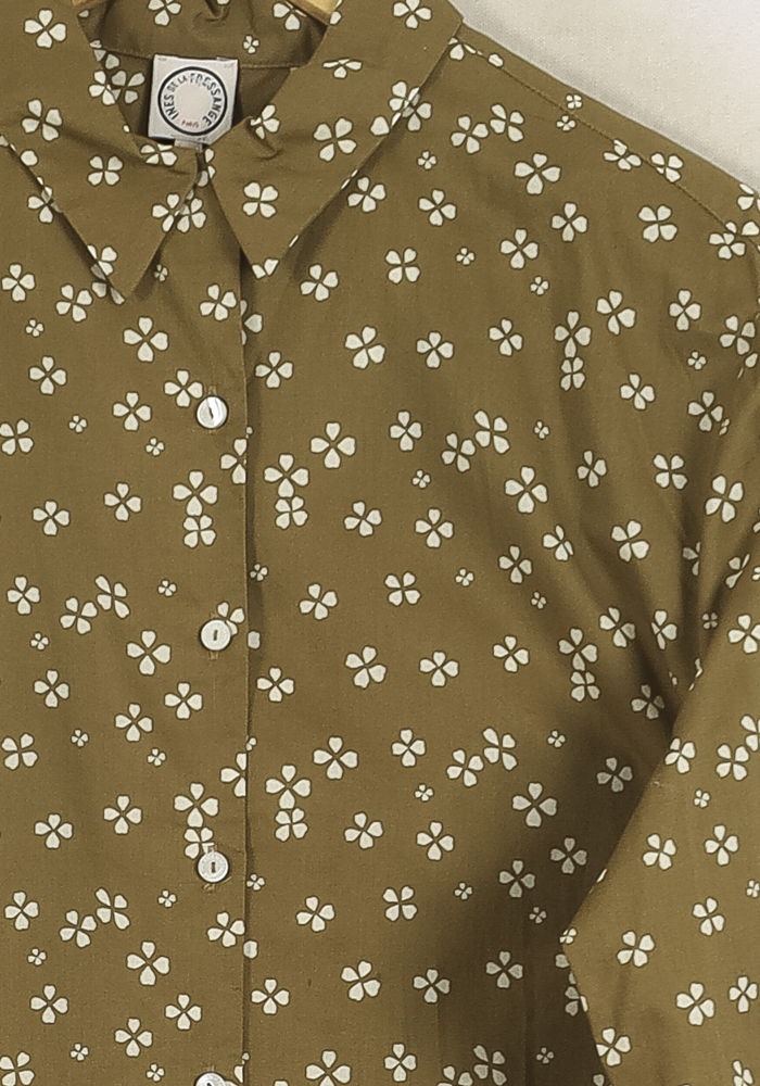 Chemise Marron et Blanche - Taille S/36 - Image 3