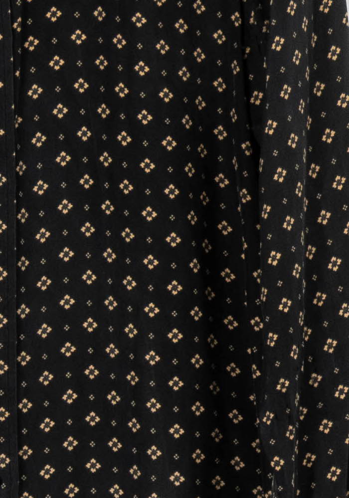 Chemise Noire et Beige - Taille L/40 - Image 3