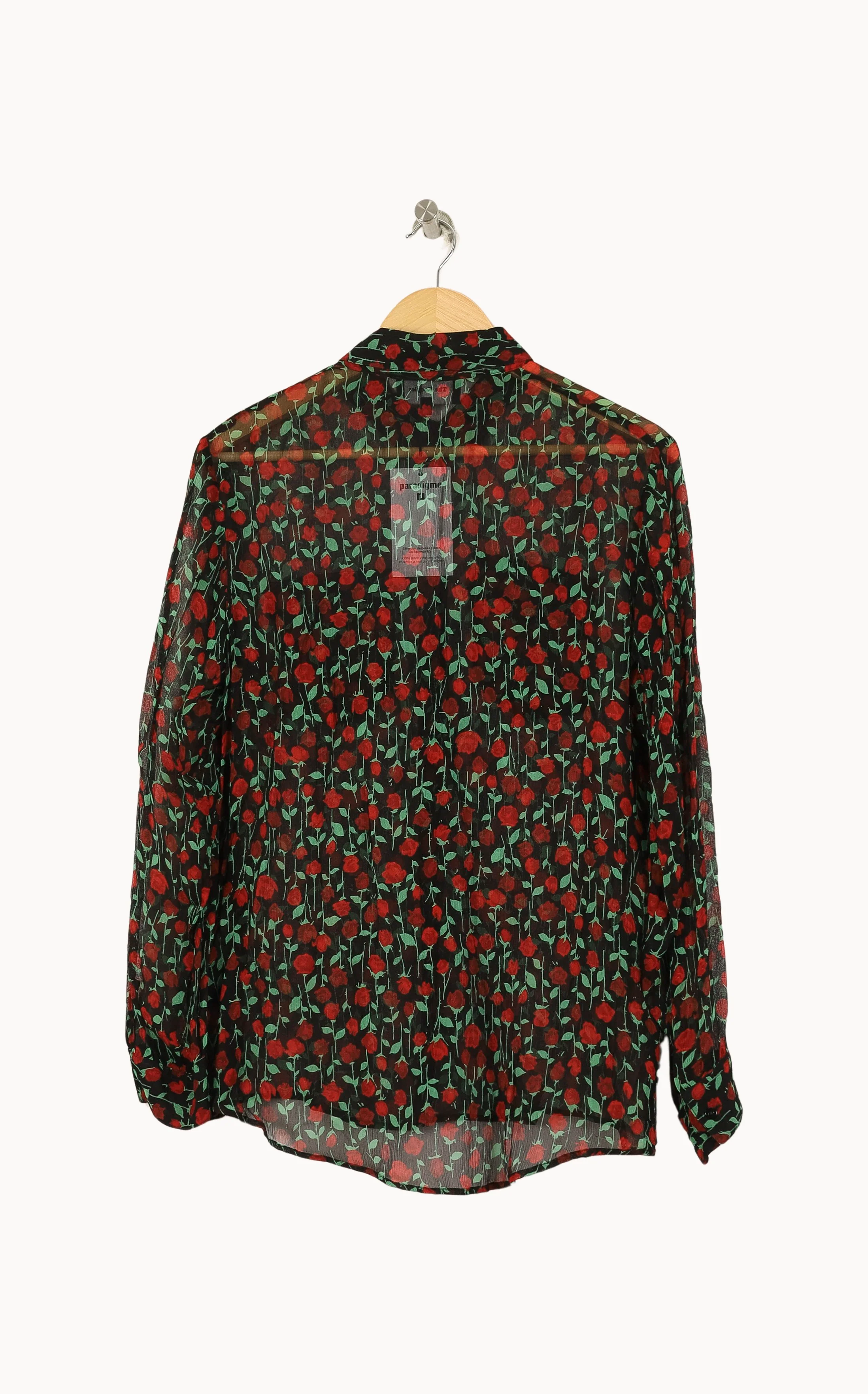 Chemise Noire et Rouge - Taille M/38 - Image 4