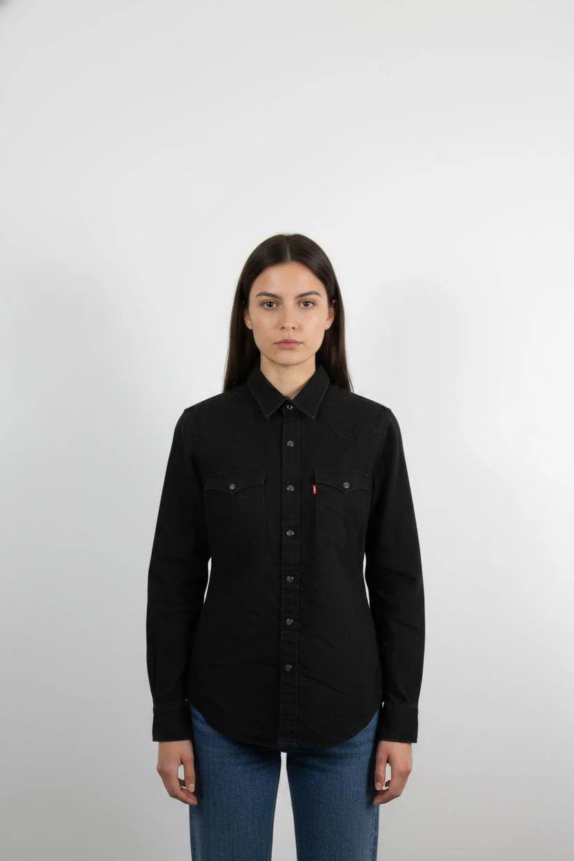 Chemise Noire - Taille S/36